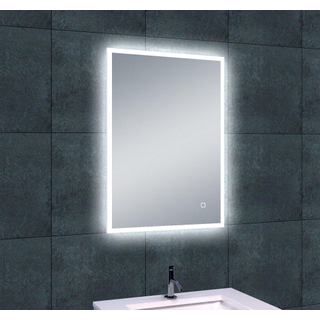 Wiesbaden Quatro Miroir avec éclairage LED 70x50x3.5cm avec interrupteur 12V semi waterproof aluminium