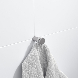 FugaFlow Efficiente Acces Crochet porte-serviette simple rond inox