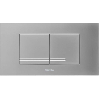 Wisa Xt Kantos Plaque de commande frontale/supérieure dualflush chrome brillant