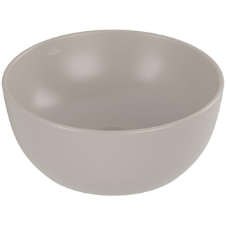 Villeroy & Boch Artis opzetwastafel - 32,5cm - rond z/krgt almond C+