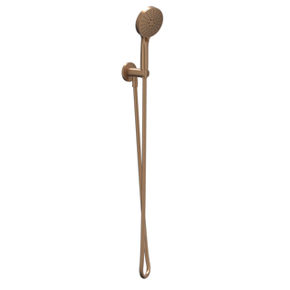 IVY Glijstangset - met handdouche - verstelbaar - 3 standen - doucheslang 150cm - Geborsteld mat koper PVD