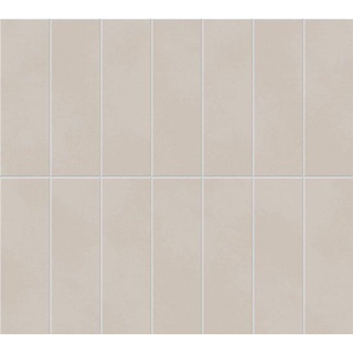 Atlas Concorde Boost Color Mozaiektegel - 33x37cm - 8.5mm - gerectificeerd - Witte scherf - pebble (Grijs)