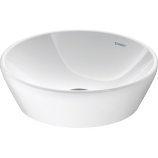 Duravit D-Neo Lavabo à poser 12.5x40cm sans trou de robinet céramique blanc