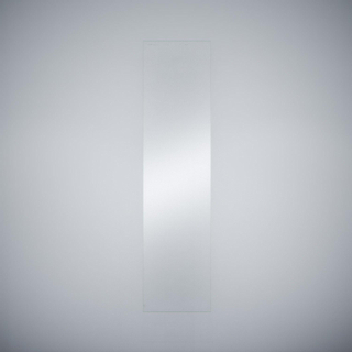 Wiesbaden Slim Paroi de douche 50x200cm avec verre Nano 8mm clair sans profilé et barre de renfort