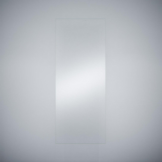 Wiesbaden Slim Paroi de douche 80x200cm avec verre Nano 8mm clair sans profilé et barre de renfort