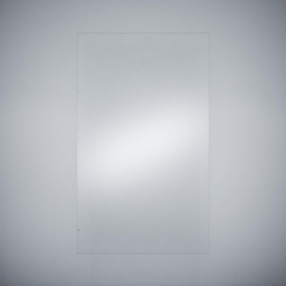 Wiesbaden Slim losse glaswand - 120x200cm - helder glas - 8mm - anti-kalk coating - zonder profiel en stabilisatiestang