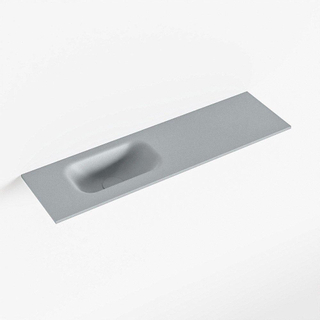 Mondiaz EDEN Fontein - 80x23x0.9cm - wasbak Links - zonder kraangaten - voor toiletmeubel - Solid surface - Plata
