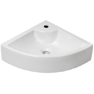 Plieger Miami Lave mains d’angle 32x32cm Blanc