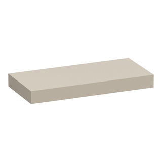 BRAUER Creek topblad vrijhangend - 100x50x10cm - mat beige