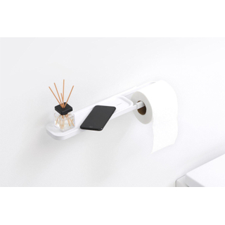 Brabantia MindSet Porte-papier toilette avec tablette Mineral Fresh White