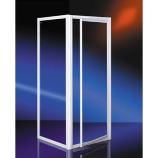 Plieger Class Cabine de douche carrée avec porte pivotante 90x90x185cm Argent et verre 3mm