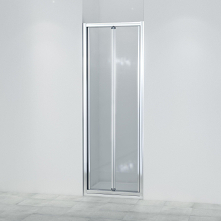 Saniclass ID05 Porte pliante 70x190cm profil aluminium et verre de sécurité 5mm anti-calcaire chrome