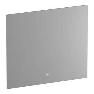 Saniclass Ambiance Spiegel - 80x70cm - verlichting - rechthoek - Zilver