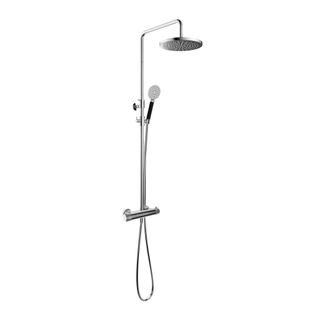 Hotbath Cobber X SDS9 thermostatische regendoucheset met 30cm ronde hoofddouche ronde handdouche chroom