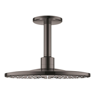 GROHE Rainshower SmartActive 310 Hoofddouche - 31cm - 2 straalsoorten - plafondarm 14.2cm - hard graphite