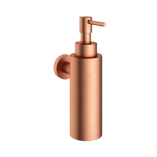 Hotbath Cobber zeepdispenser wandmodel geborsteld koper SHOWROOMMODEL