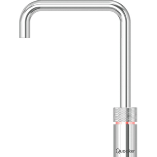 Quooker Nordic Square à eau bouillante bec rotatif sans réservoir Chrome