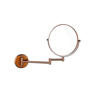 FugaFlow Eccelente Arredo make-up spiegel - 20cm - rond - PVD - geborsteld koper