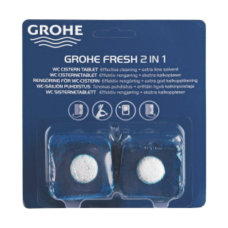 Grohe Fresh tabs tablettes de toilette - 2 pièces