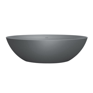 Best Design New Stone vrijstaand bad 180x90x58cm solid surface met overloop lava OUTLETSTORE