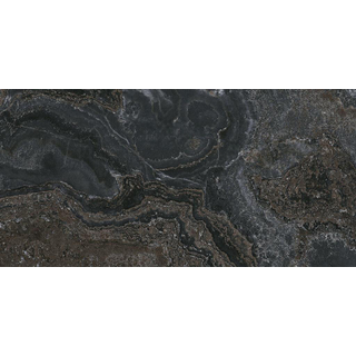SAMPLE Cifre Cerámica Jewel Black pulido gerectificeerd Vloer- en Wandtegel Marmer look Glans Antraciet
