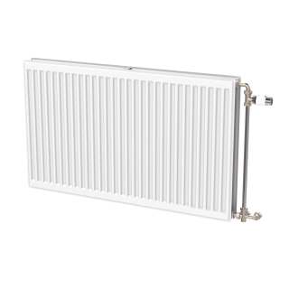 Stelrad Accord All In paneelradiator 60x60cm type 22 1067watt 4 aansluitingen Staal Wit glans