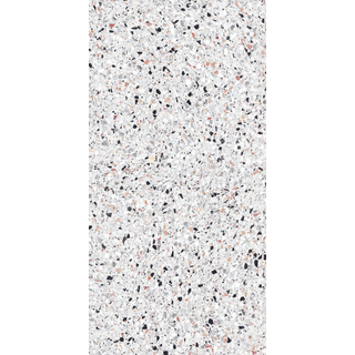 EnergieKer Medley - Carrelage Terrazzo et mural - 60x120cm - rectifié - Blanc mat