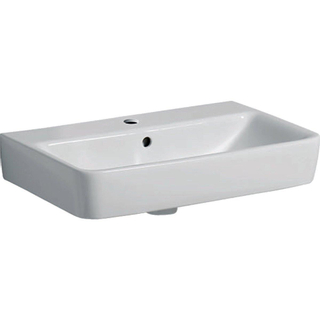 Geberit Renova compact lavabo avec trou pour robinet et trop-plein 60x37x17 blanc