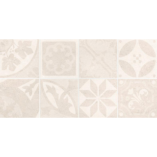 Rako extra bande décorative 19,8x39,8cm 7 avec ivoire mat