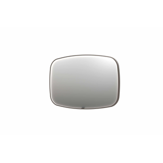 INK SP31 miroir - 120x4x80cm contour en cadre en acier incl dir LED - chauffage - changement de couleur - dimmable et interrupteur - inox brossé