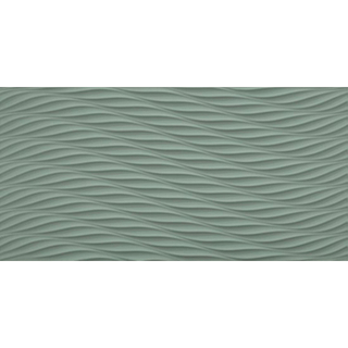 Atlas Concorde 3D Wall Design Vloer- en wandtegel - 79.5x39.7cm - 10mm - gerectificeerd - Twist Sage (Groen)