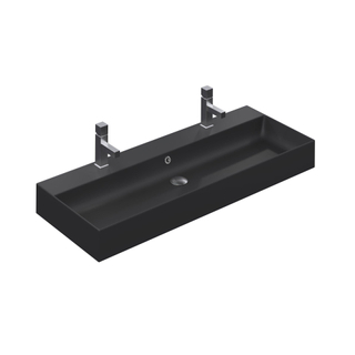 Thebalux Cube Lavabo - 1x cuve - 2x trou de robinet