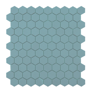 SAMPLE By Goof mozaiek hexagon jade Wandtegel Mozaiek Mat Groen