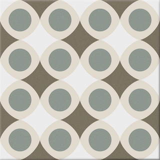 Cifre Ceramica Hidra carrelage mural et de sol - 20x20cm - 8.6mm - Carré - Hidra Pop Chaud