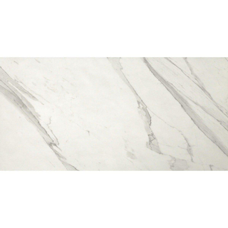 Fap ceramiche carreau de sol et de mur roma statuario matt 75x150 cm rectifié aspect marbre mat blanc/noir