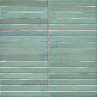 La Platera Cerámica Kromo Carreau mural en céramique - 35x35cm - 9.2mm - Vert