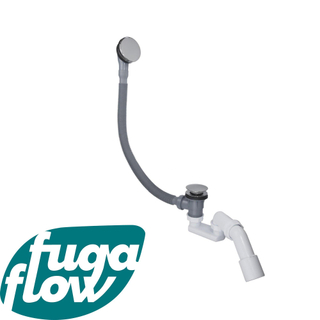 FugaFlow Efficiente Sobrado badafvoercombinatie met klikwaste chroom -