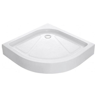 Saniclass Casus Receveur de douche 80x80x15cm quart de rond blanc