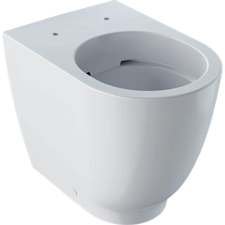 Geberit Acanto cuvette de toilette surélevée, affleurante, dos au mur 35x51cm blanc