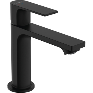 Hansgrohe Rebris E Mitigeur lavabo 1 trou 110 coolstart avec bonde noir mat