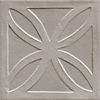 Ragno Amuri Wandtegel - decor - - 20x20cm - 10mm - Grigio (Grijs)