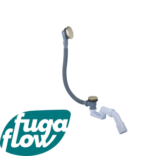 FugaFlow Eccelente Anta Badafvoercombinatie - klikwaste - geborsteld messing PVD
