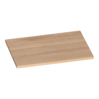 BRAUER Ocean Slim Plan sous vasque Chêne massif 60cm Smoked Oak (19 mm)