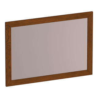 Miroir BRAUER Citrine - 100x70cm - rectangulaire - lamelles chêne marron