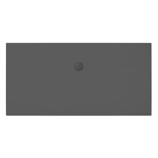 Xenz Flat Zero douchevloer - 180x90x4 - Acryl - ebony