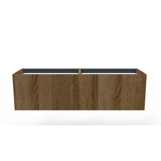 Arcqua Ridge Meuble bas - 80x45.5x45cm - 1 tiroir - push to open - mdf plaqué - chêne café