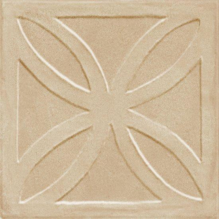 Ragno Amuri Wandtegel - decor - - 20x20cm - 10mm - Biscotto (Beige)