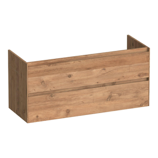 BRAUER Inspire wastafelonderkast 120 2 softclose lades - greeploos - 1 sifon uitsparing - Chateau