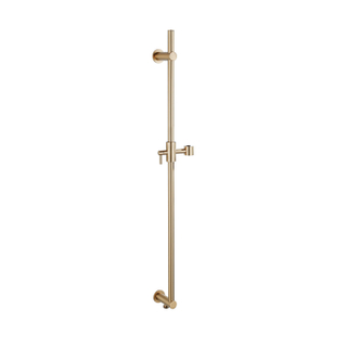 Fortifura Calvi Glijstang met geïntegreerde wandaansluitbocht - 90cm - Geborsteld Messing PVD (Goud)