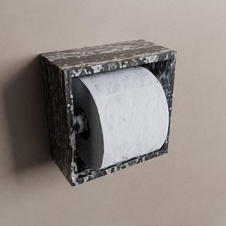 Mondiaz EASY Porte-papier toilette - CUBE 162 - 16x8.6x16cm - solid surface - Lava